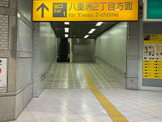 JR京葉線東京駅 地下八重洲口改札