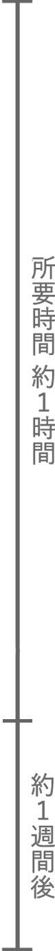 頭部撮影 医師による診察 血液検査まで所要時間約1時間 診察・処方約1週間