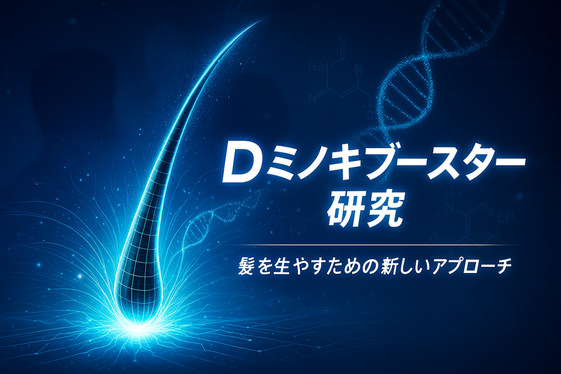 Dミノキブースター研究 髪を生やすためのアプローチ