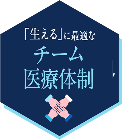 「生える」に最適なチーム医療体制