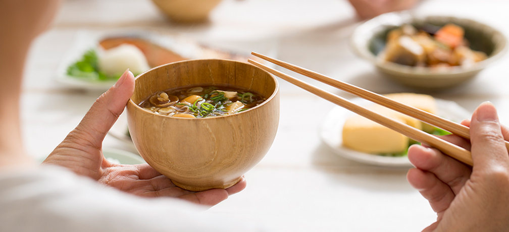 食生活の見直しを行う