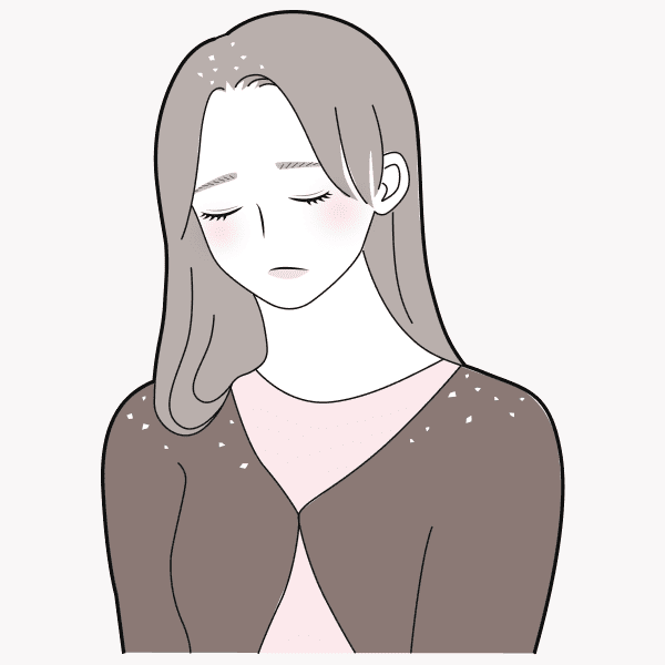 ひこう性脱毛症に悩む女性